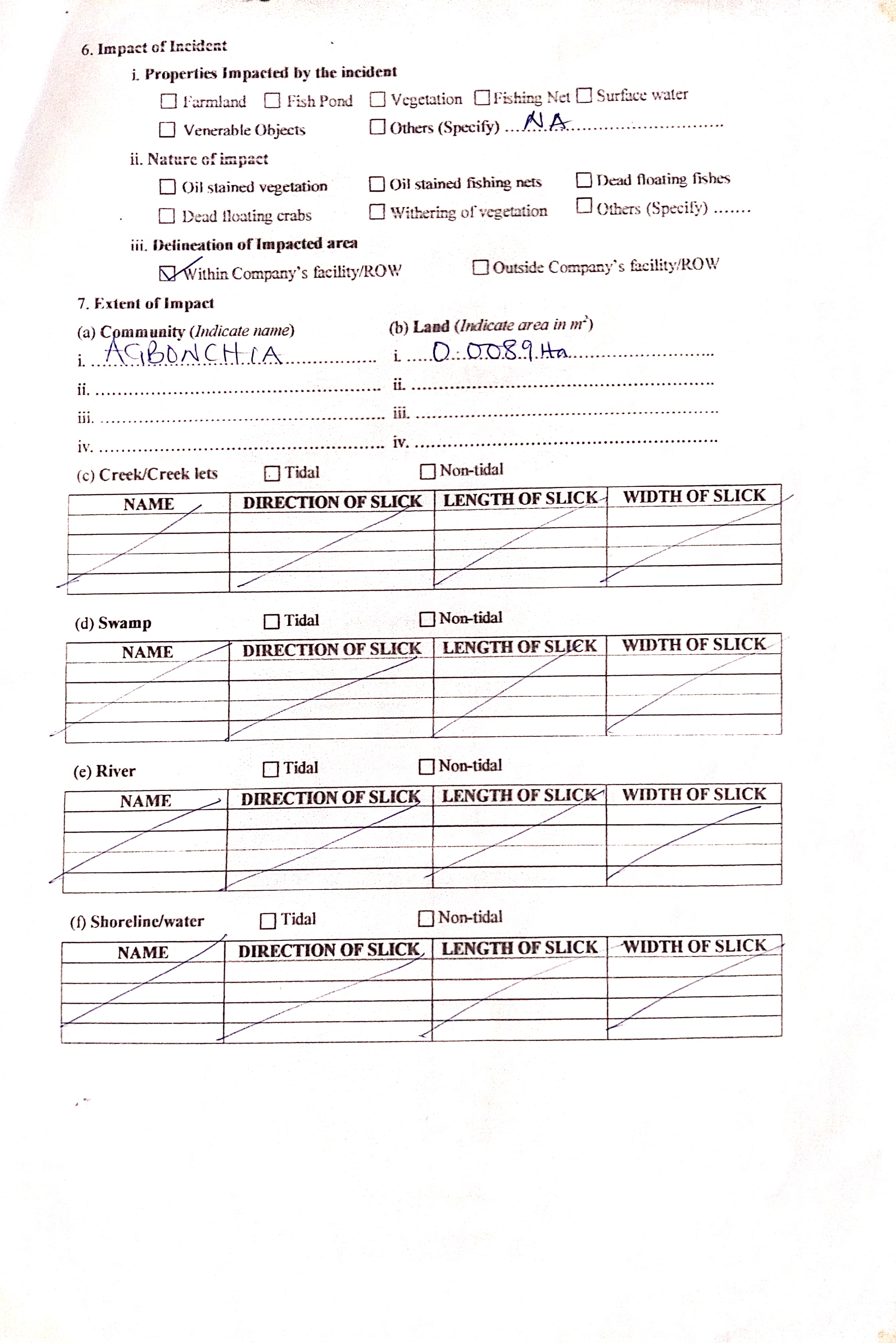 Incident evidence 7